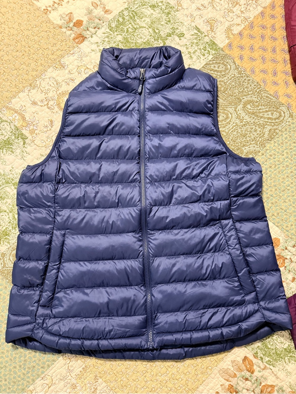 32 Degrees Quilted Puffer Vest in Deep Blue